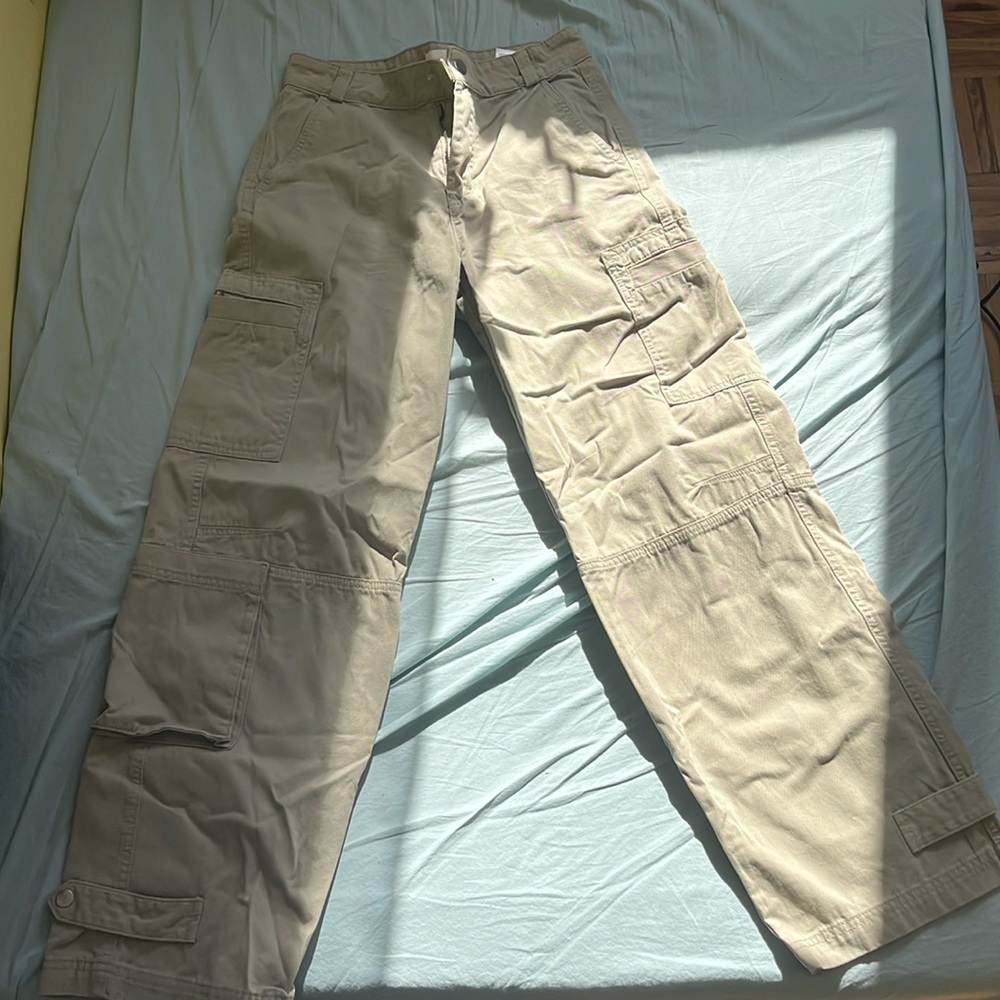 Beige cargo pants